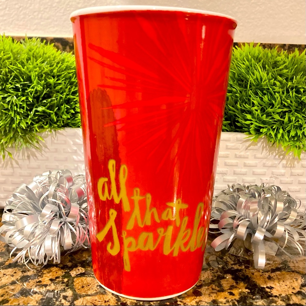 Starbucks Christmas Holiday All That Sparkles 16oz Coffee Mug 2014